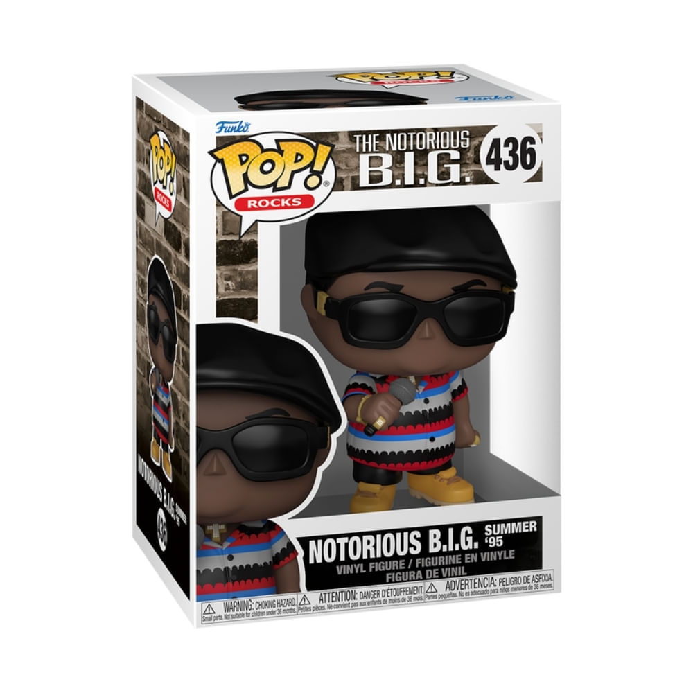Boneco Funko Pop! Rocks - Notorious B.I.G. Summer ’95 - Imagem 2