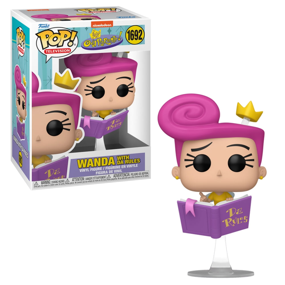 Boneco Funko Pop! Os Padrinhos Mágicos - Wanda