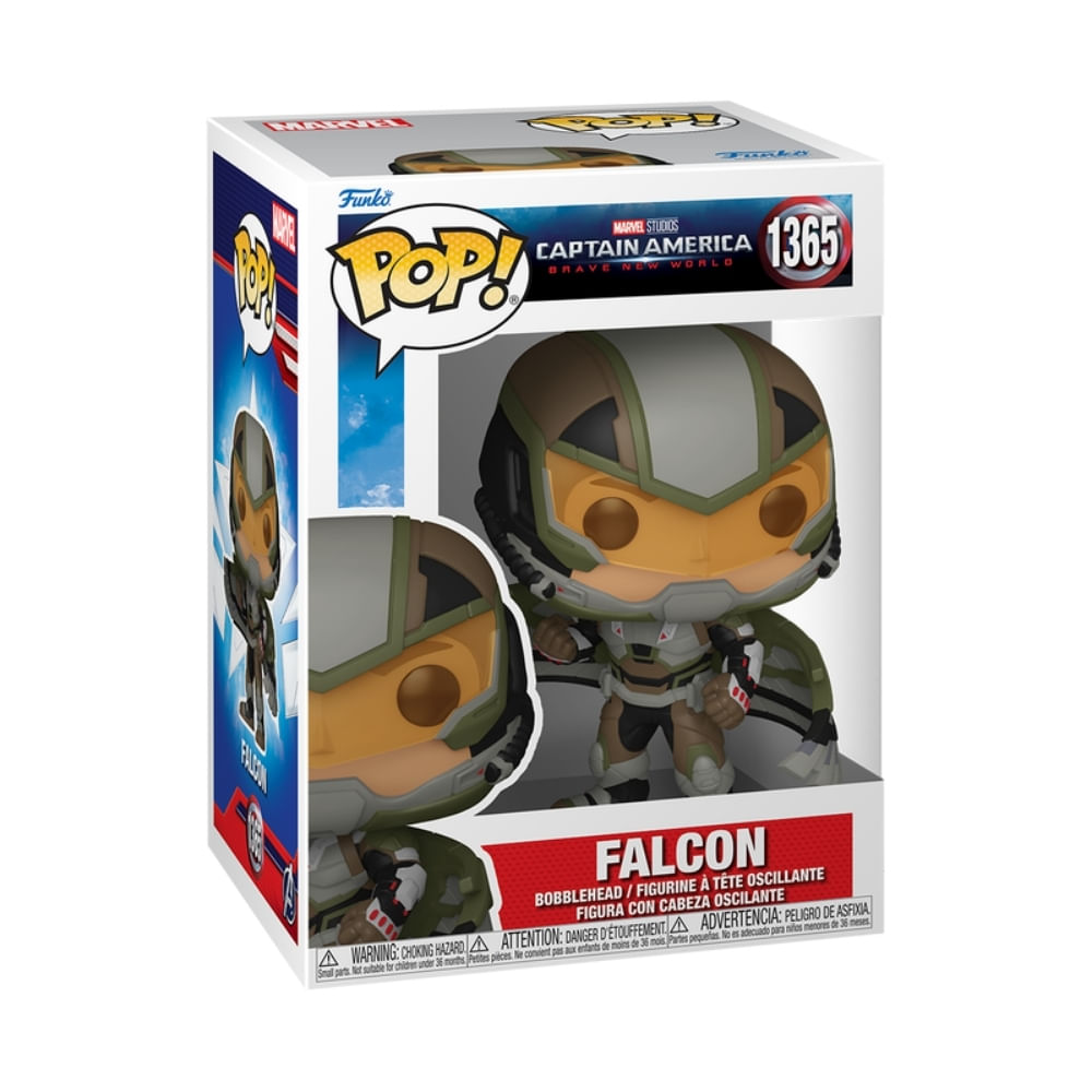 Boneco Funko Pop! Marvel Capitão América 4 Falcão (Joaquin) - Imagem 2
