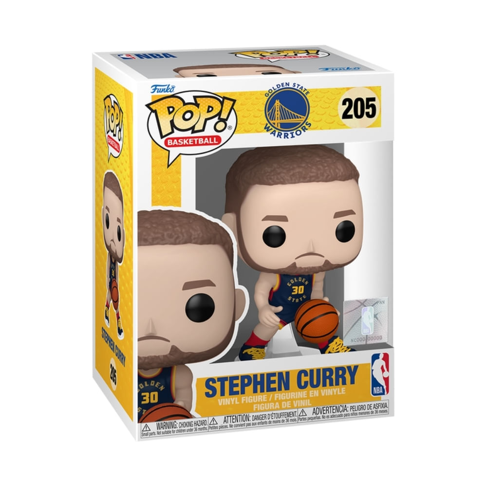 Boneco Funko Pop! NBA Warriors - Stephen Curry - Imagem 2