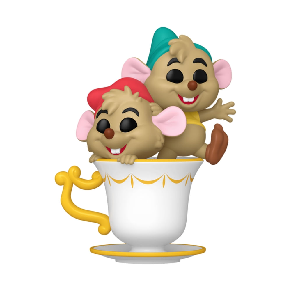 Boneco Funko Pop! Disney Cinderela 75 anos - Jaq e Tatá - Imagem 3