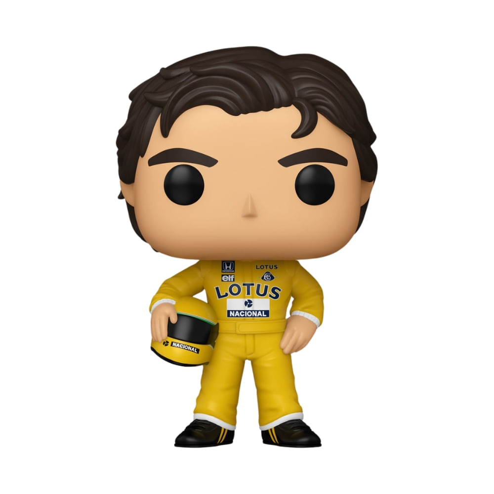 Kit Boneco Funko Pop! Ayrton Senna Rides + Racing Lotus - Imagem 6