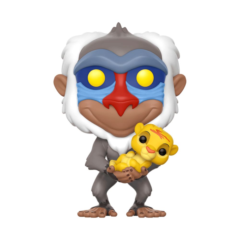 Boneco Funko Pop! Disney - O Rei Leão - Rafiki com Simba - Imagem 3