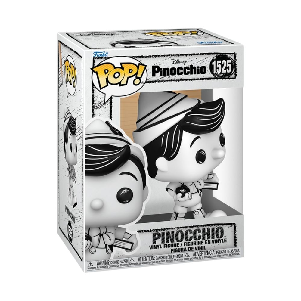 Boneco Funko Pop! Disney Esboços - Pinóquio - Imagem 2