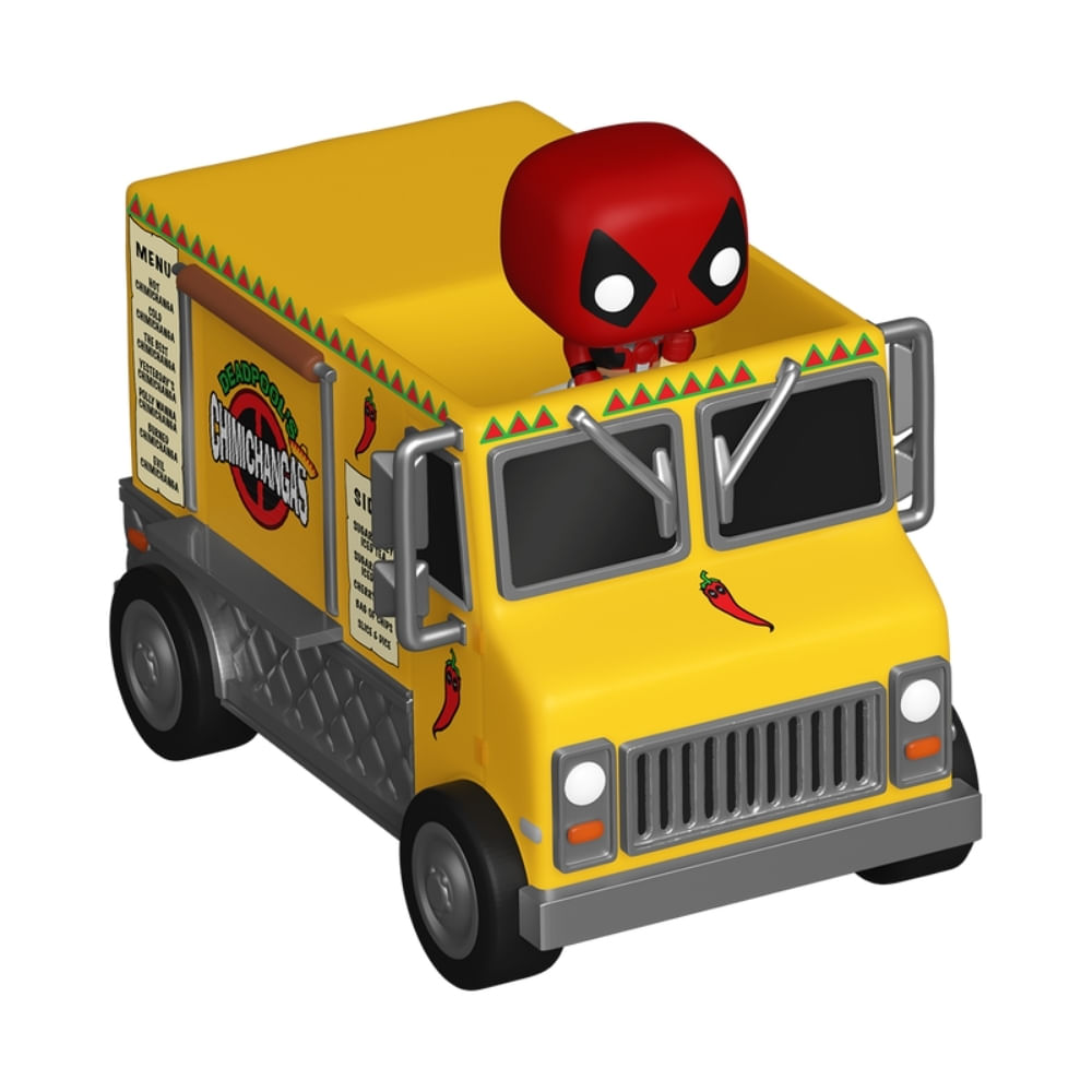 Bitty Pop! Town Marvel - Deadpool e Caminhão Chimichanga - Imagem 2
