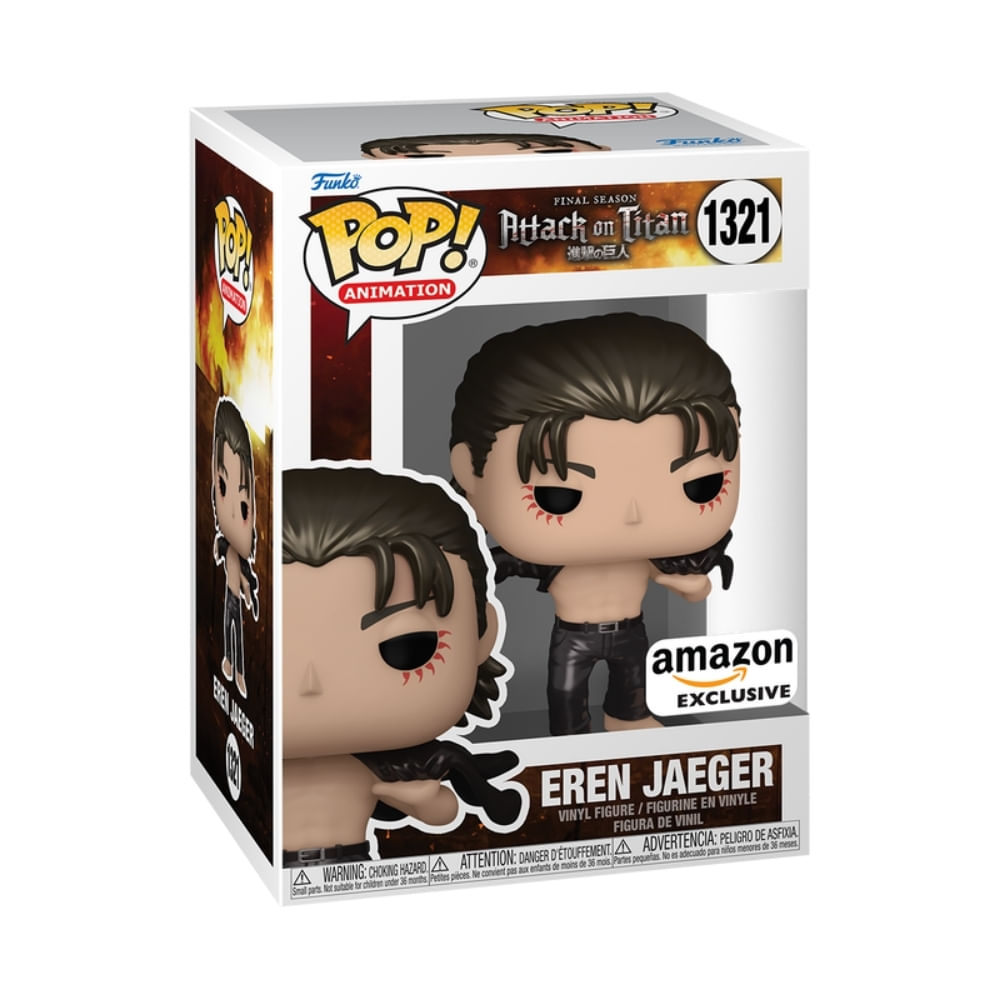 Boneco Funko Pop! Attack on Titan - Eren Jeager - Imagem 2