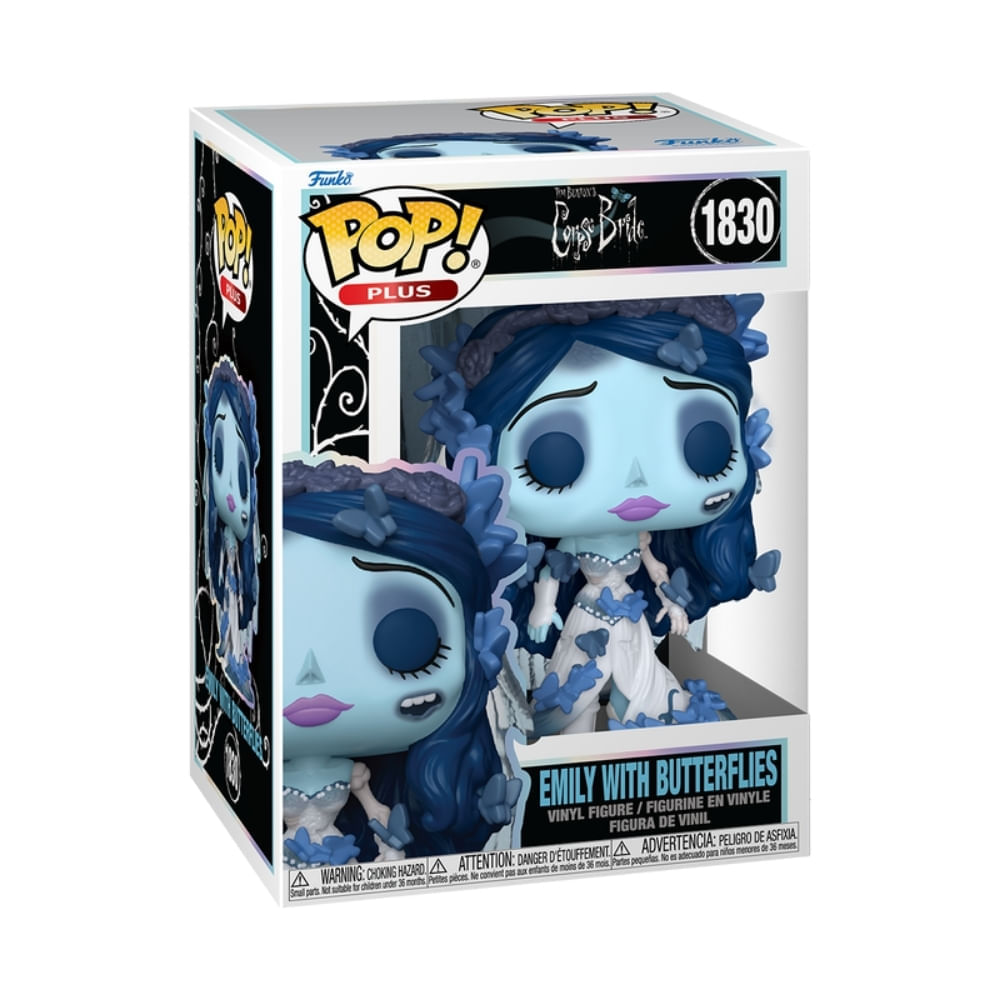 Boneco Funko Pop! Plus A Noiva Cadáver Emily com Borboletas - Imagem 2