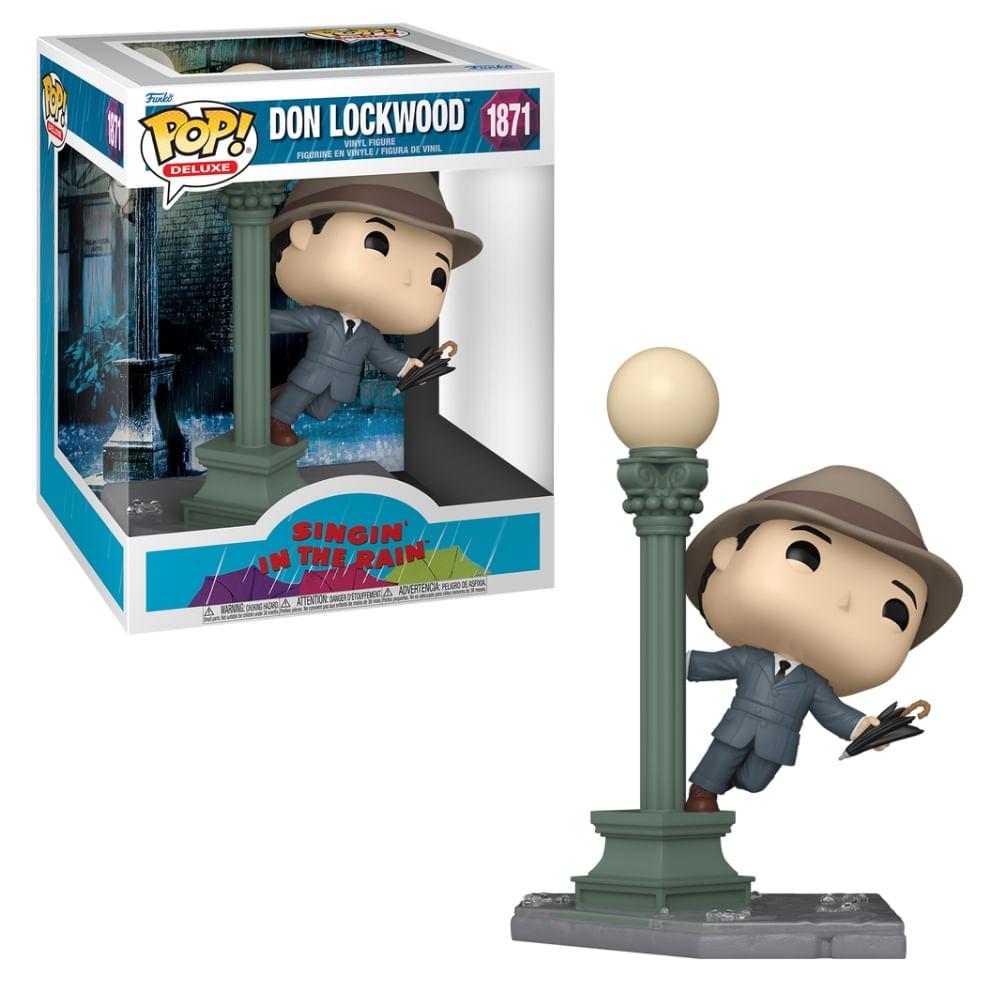 Boneco Funko Pop! Deluxe Cantando na Chuva - Don Lockwood
