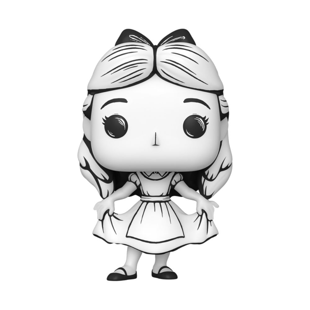 Boneco Funko Pop! Disney Esboços - Alice - Imagem 3