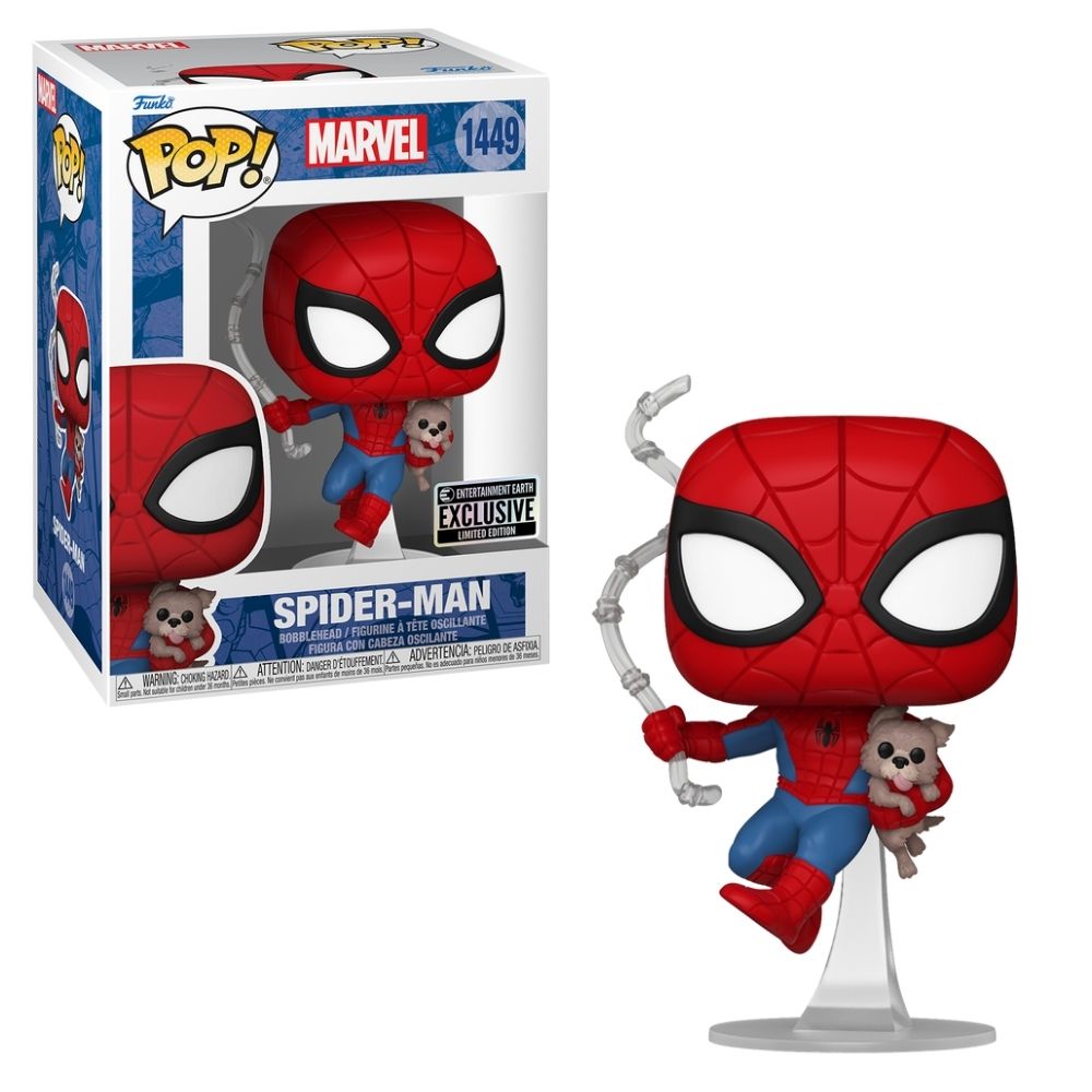Boneco Funko Pop! Marvel - Homem-Aranha e Cachorro Sandwich