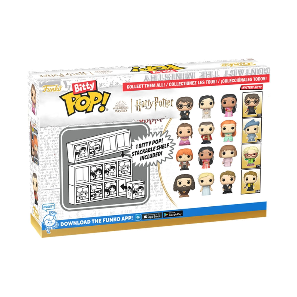 Bitty Pop! Harry Potter 4 - Hagrid, Fleur Delacour e Cedrico - Imagem 4