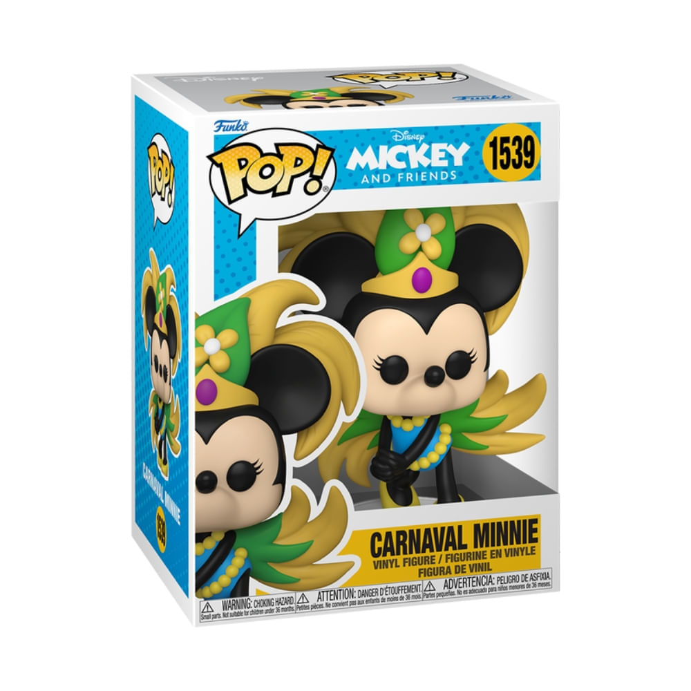 Boneco Funko Pop! Disney Mickey - Minnie Carnavalesca - Imagem 2