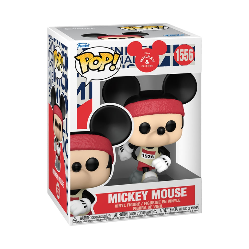 Boneco Funko Pop! Disney Vida Real - Mickey com Roupa de Corrida - Imagem 2