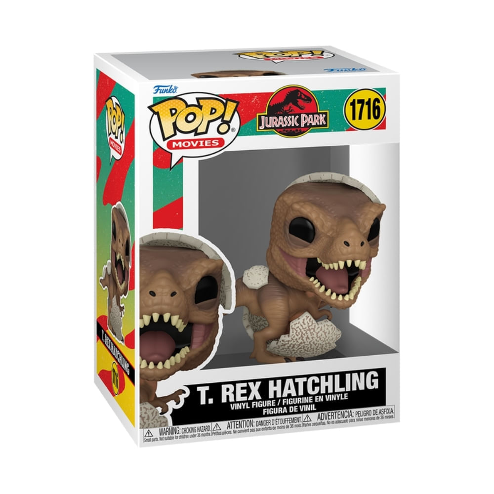 Boneco Funko Pop! Jurassic Park - Tiranossauro Rex Filhote - Imagem 2