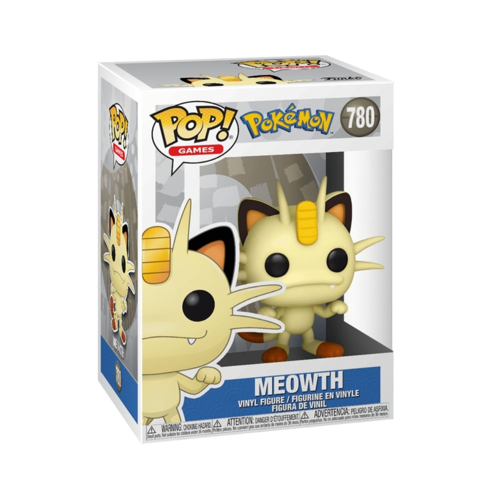 Boneco Funko Pop! Pokémon - Meowth - Imagem 2