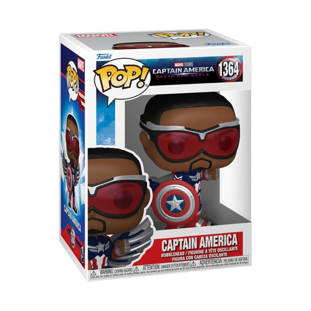 Boneco Funko Pop! Capitão América 4 - Capitão América (Sam) - Imagem 2