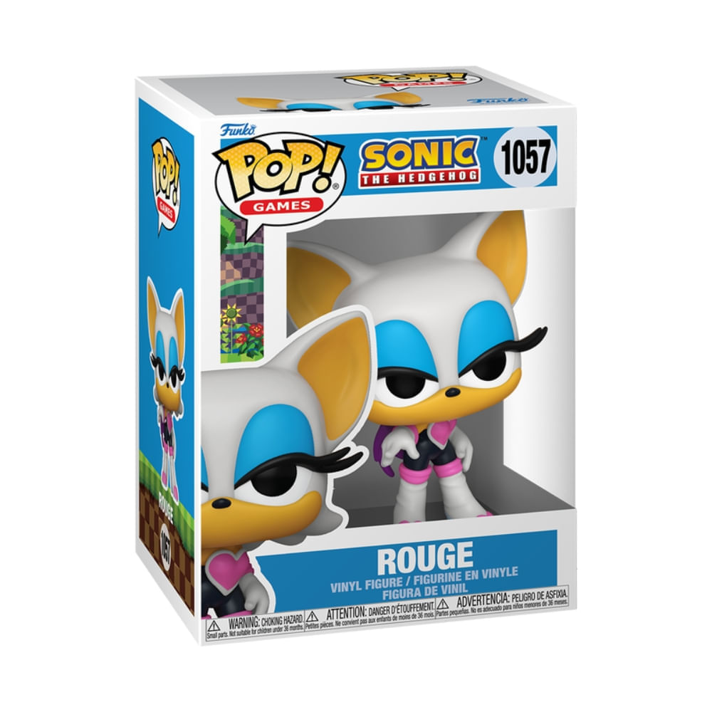 Boneco Funko Pop! Sonic The Hedgehog - Rouge - Imagem 2