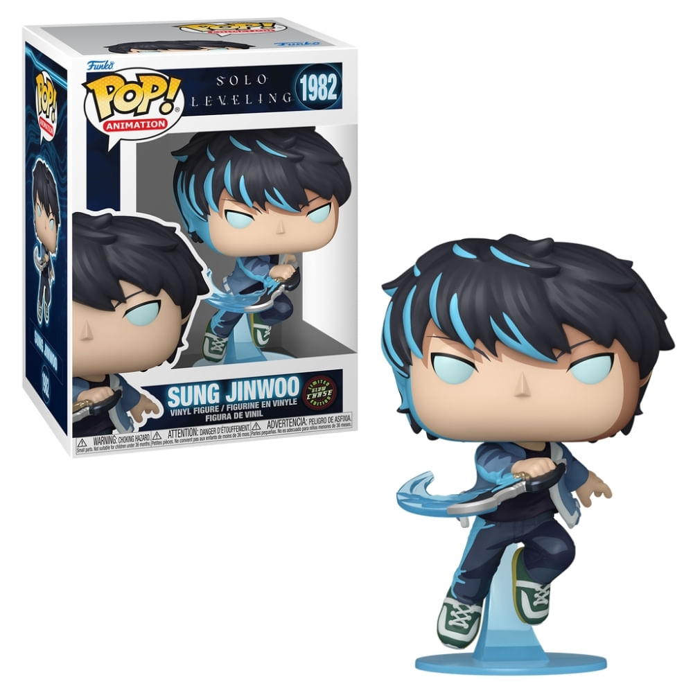 Boneco Funko Pop! Solo Leveling - Sung Jinwoo com Chase - Imagem 4