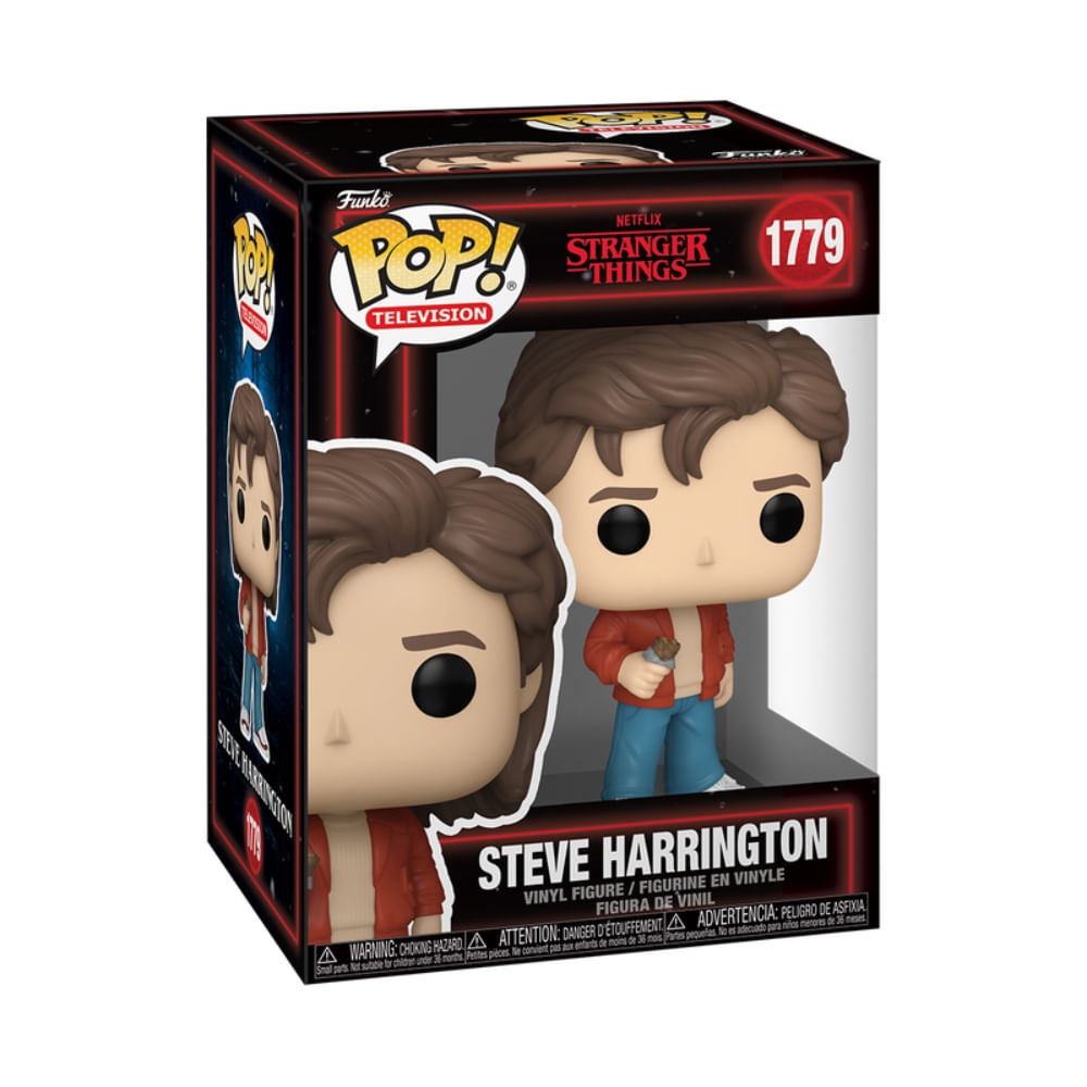 Boneco Funko Pop Netflix Stranger Things T5 Steve Harrington - Imagem 2