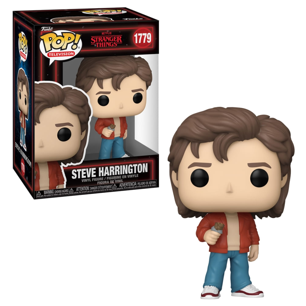 Boneco Funko Pop Netflix Stranger Things T5 Steve Harrington