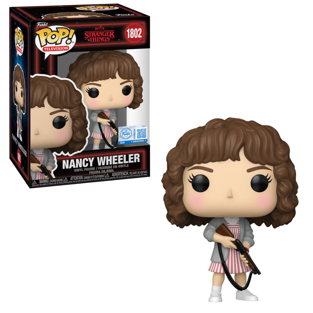 Boneco Funko Pop! Excl. Stranger Things T5 - Nancy C Rifle