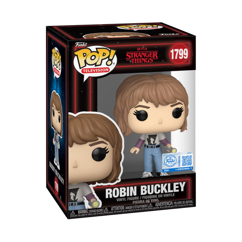 Boneco Funko Pop! Excl. Stranger Things T5 Robin C Lanterna - Imagem 2