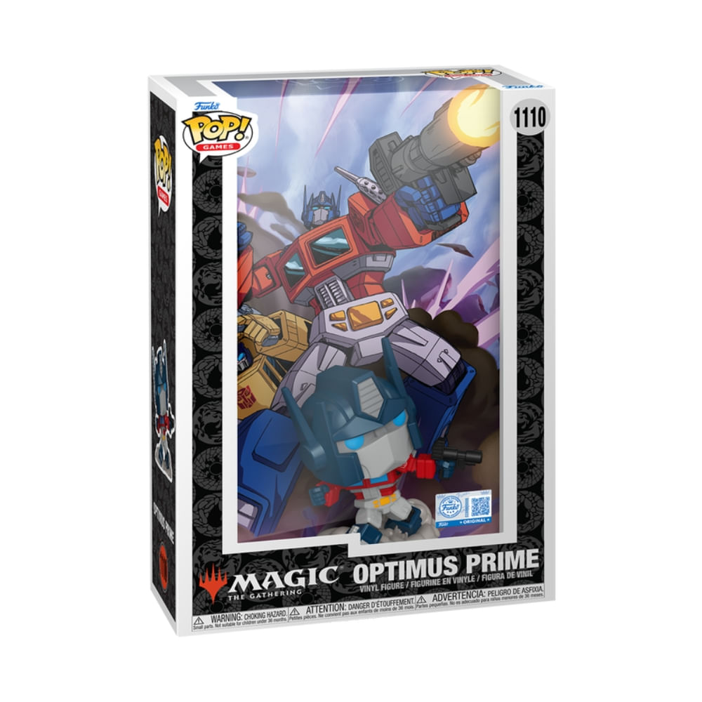Boneco Funko Pop! Comic Cover Transformers x Magic - Optimus Prime - Imagem 2