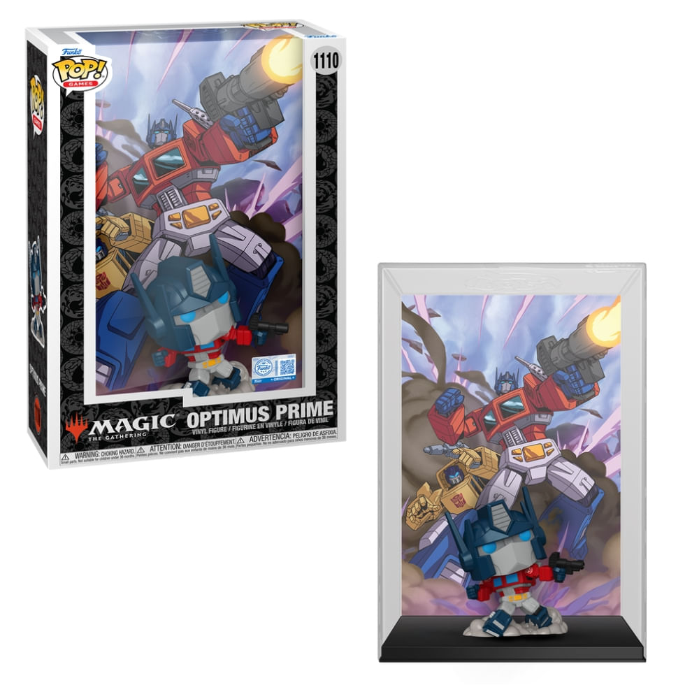 Boneco Funko Pop! Comic Cover Transformers x Magic - Optimus Prime