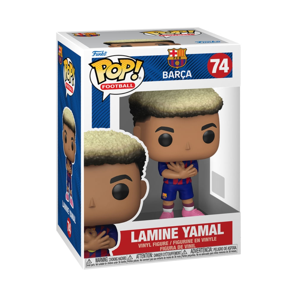Boneco Funko Pop! Barcelona - Lamine Yamal - Imagem 2