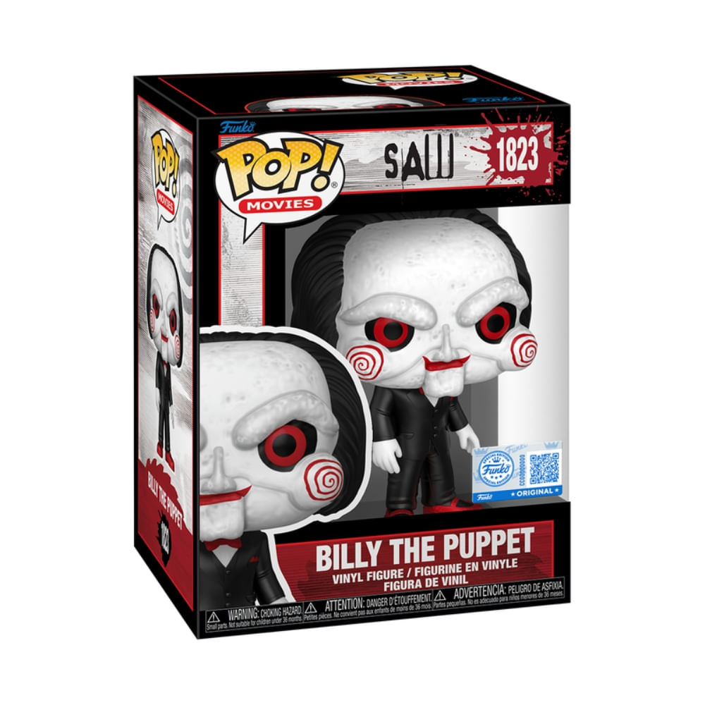 Boneco Funko Pop! Exclusivo Jogos Mortais - Boneco Billy - Imagem 2