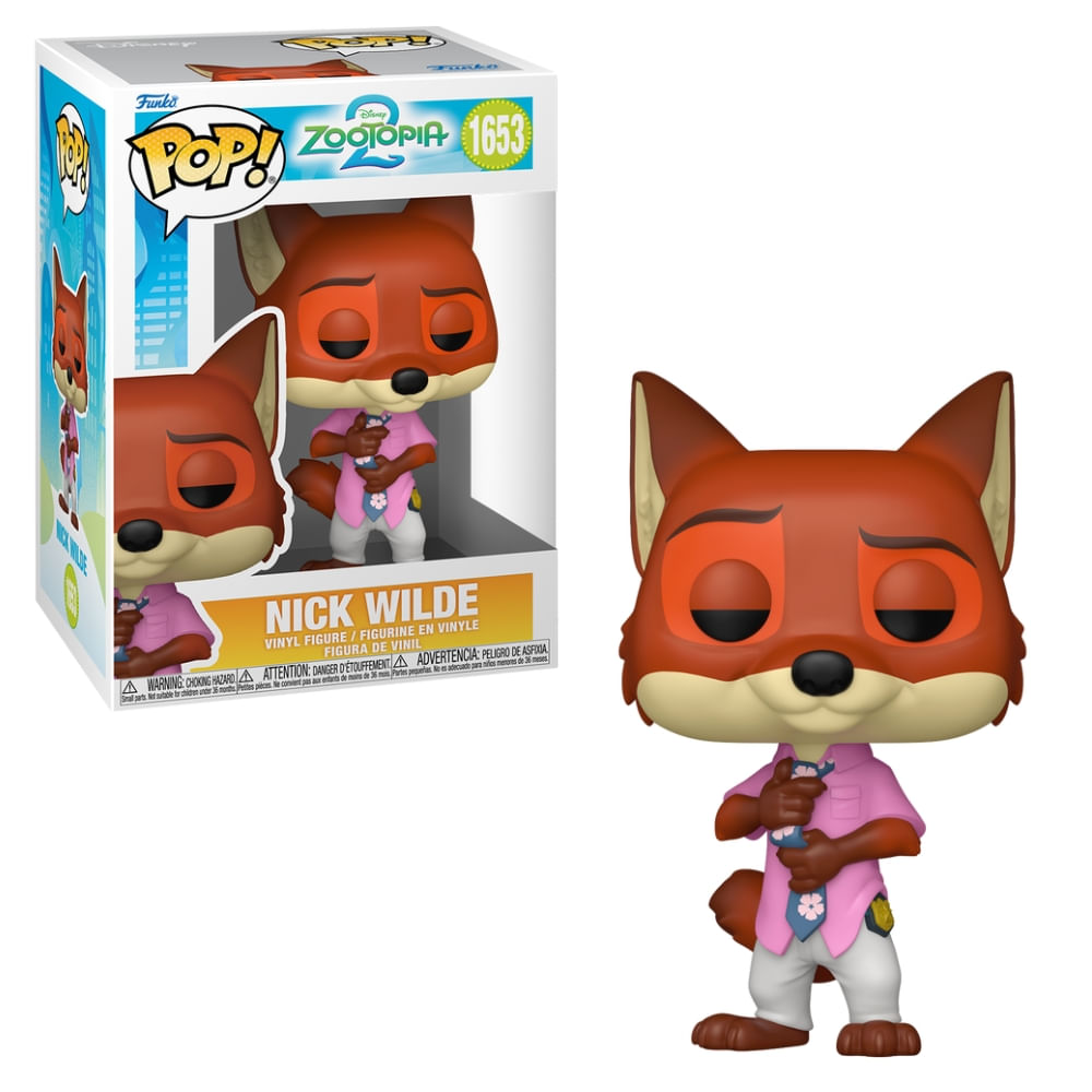 Boneco Funko Pop! Disney Zootopia 2 - Nick Wilde