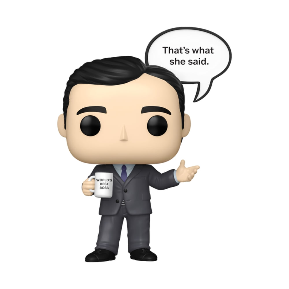 Boneco Funko Pop! Sayings The Office - Michael - Imagem 3