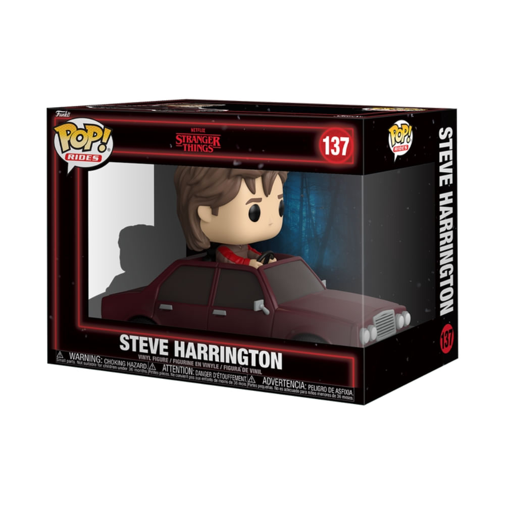 Boneco Funko Pop! Rides Stranger Things T5 - Steve no Carro - Imagem 2