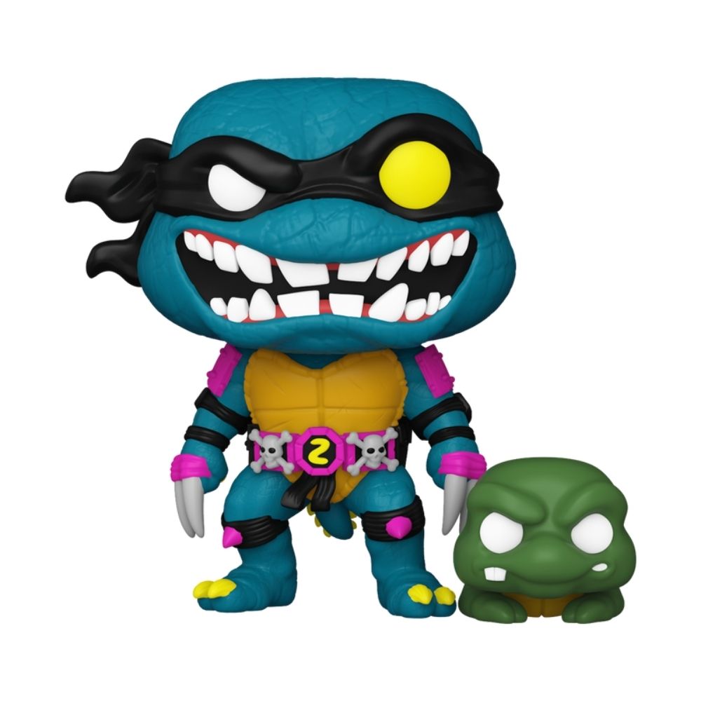 Boneco Funko Pop! As Tartarugas Ninja - Slash e Pré-mutado Slash - Imagem 3