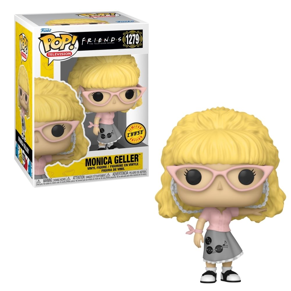 Boneco Funko Pop! Friends - Monica Garçonete Exclusivo Chase