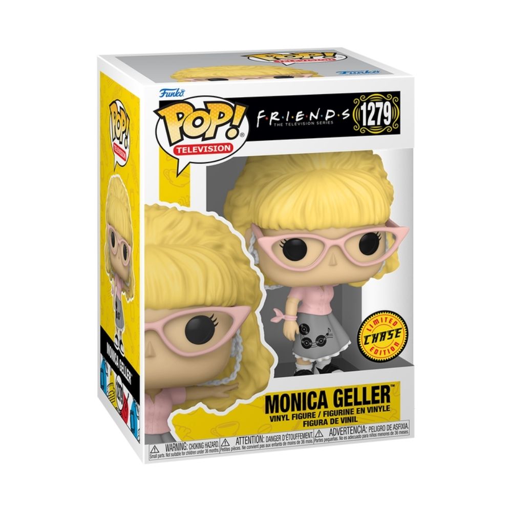Boneco Funko Pop! Friends - Monica Garçonete Exclusivo Chase - Imagem 2