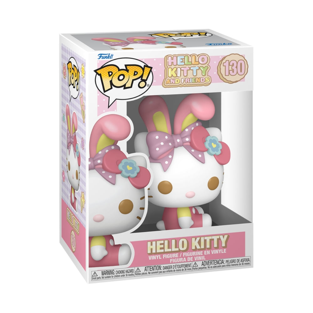Boneco Funko Pop! Sanrio - Hello Kitty com Orelhas de Coelho - Imagem 2