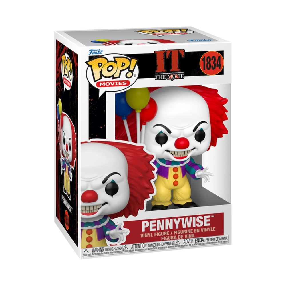 Boneco Funko Pop! It: A Coisa - Pennywise (1990) - Imagem 2