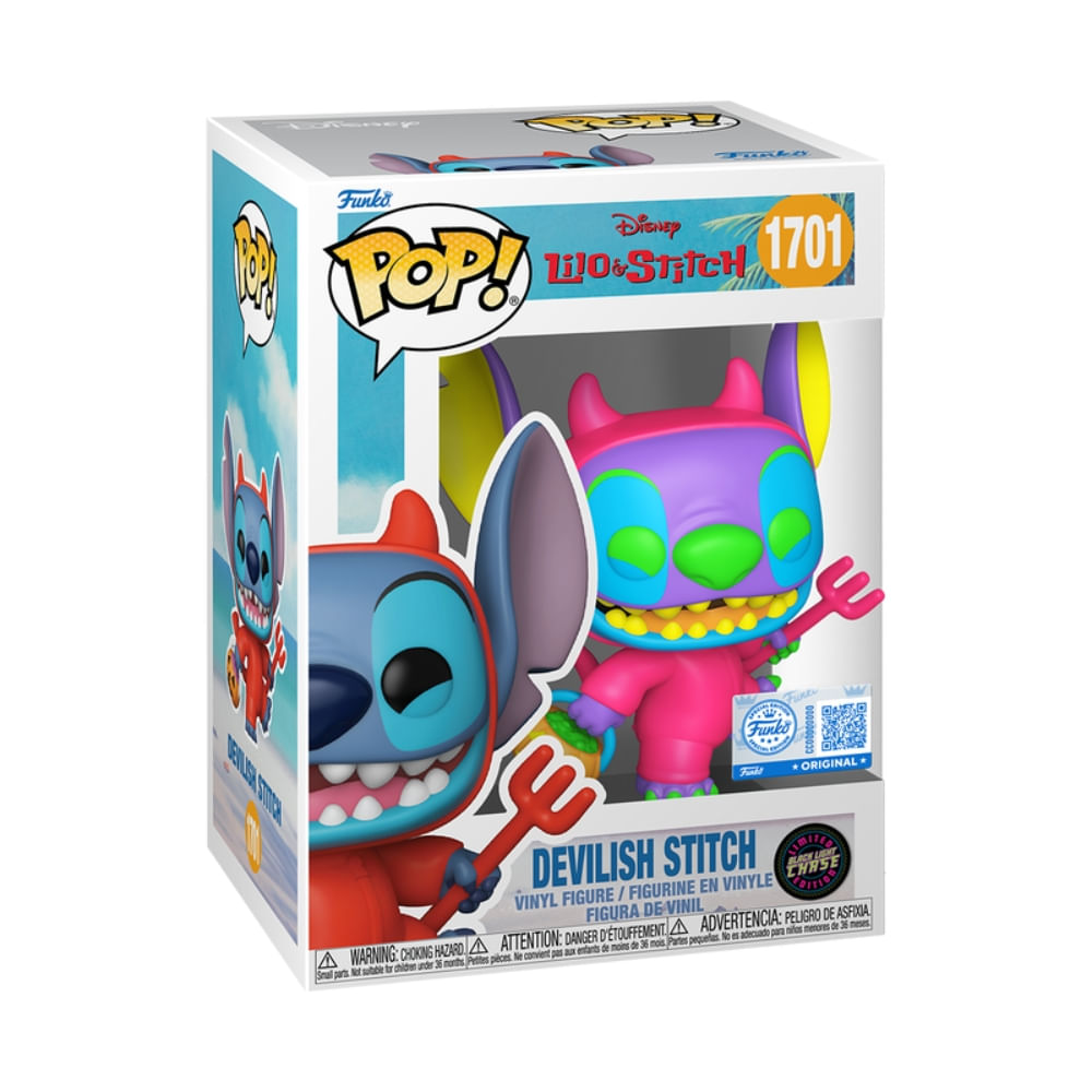 Boneco Funko Pop! Exclusivo Disney Lilo & Stitch - Stitch Travesso - Imagem 6