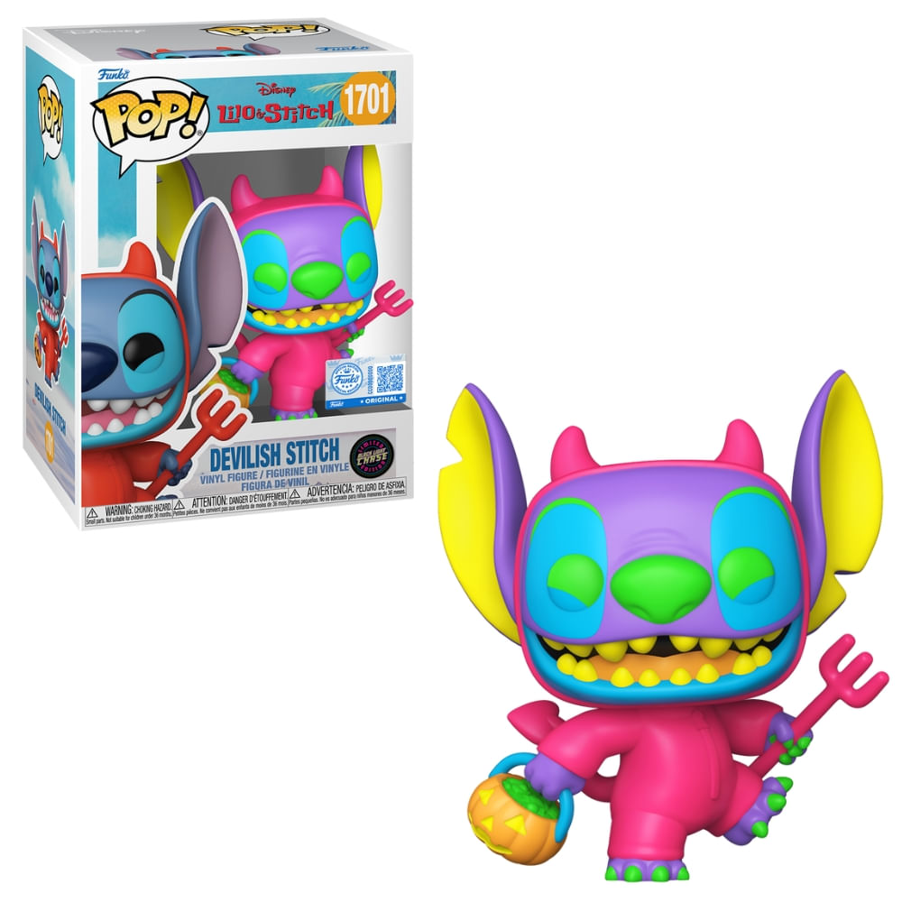 Boneco Funko Pop! Exclusivo Disney Lilo & Stitch - Stitch Travesso - Imagem 4
