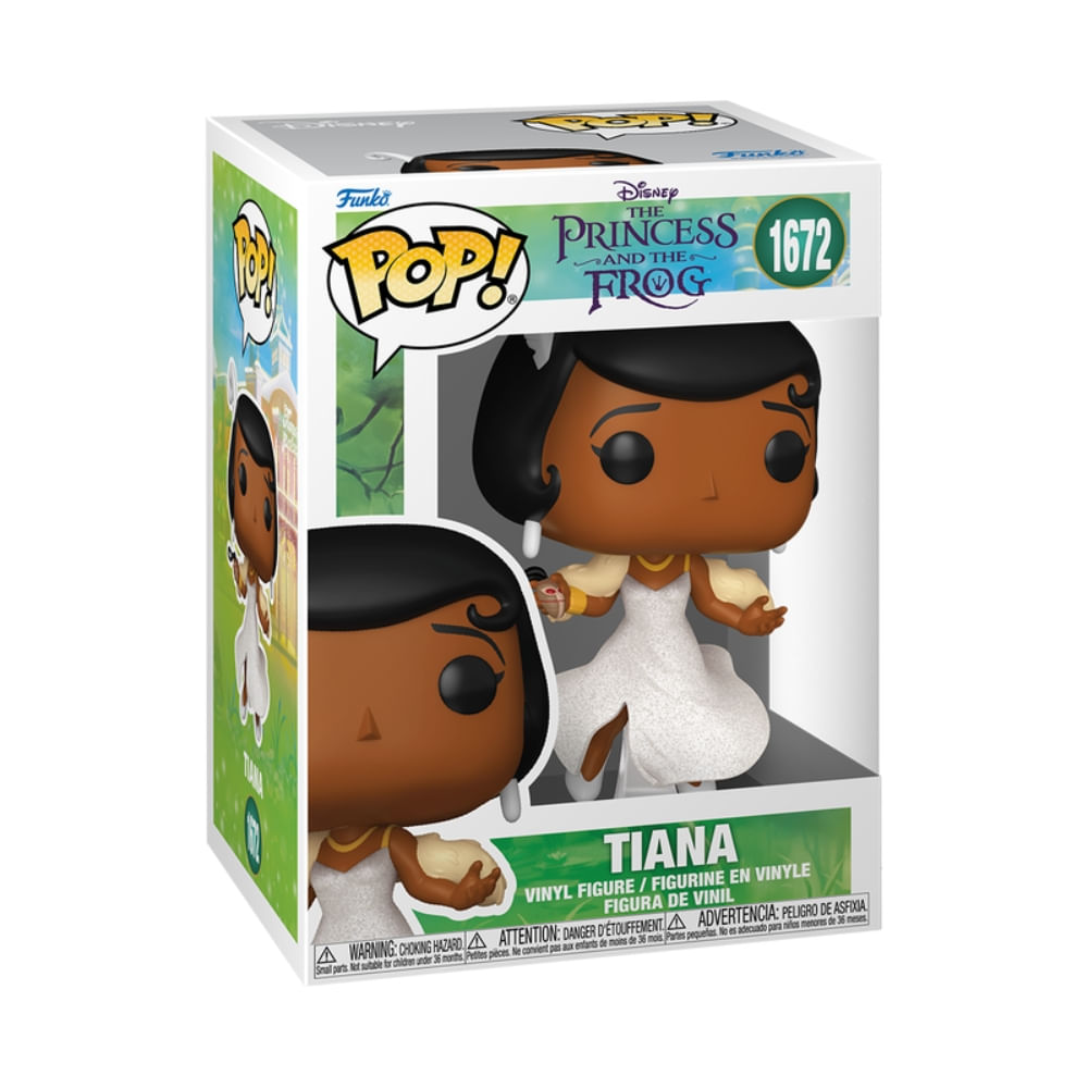 Boneco Funko Pop! Disney A Princesa e o Sapo - Tiana de Vestido Brilhante - Imagem 2