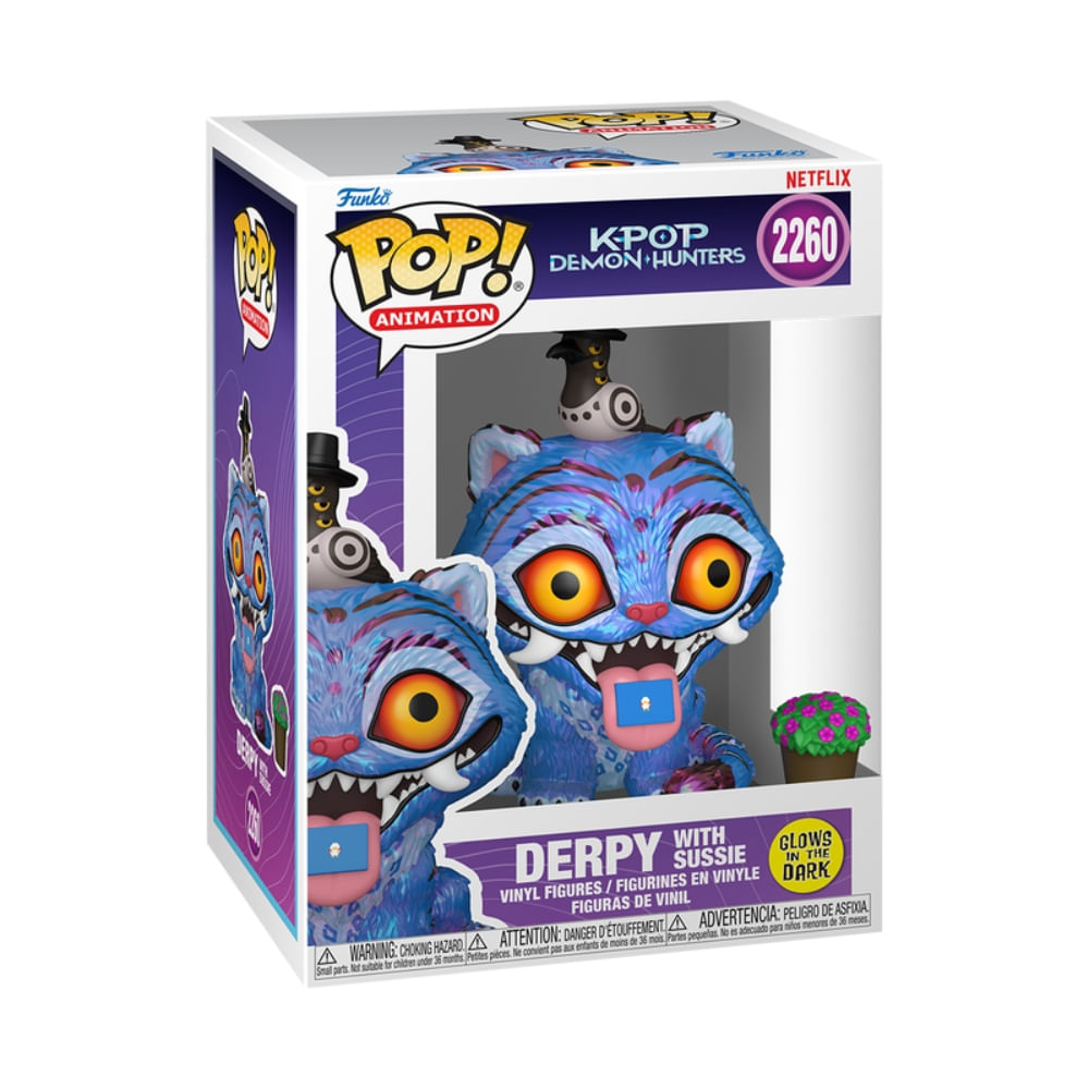 Boneco Funko Pop! Guerreiras Do K-pop - Derpy E Sussi (glow) - Imagem 4