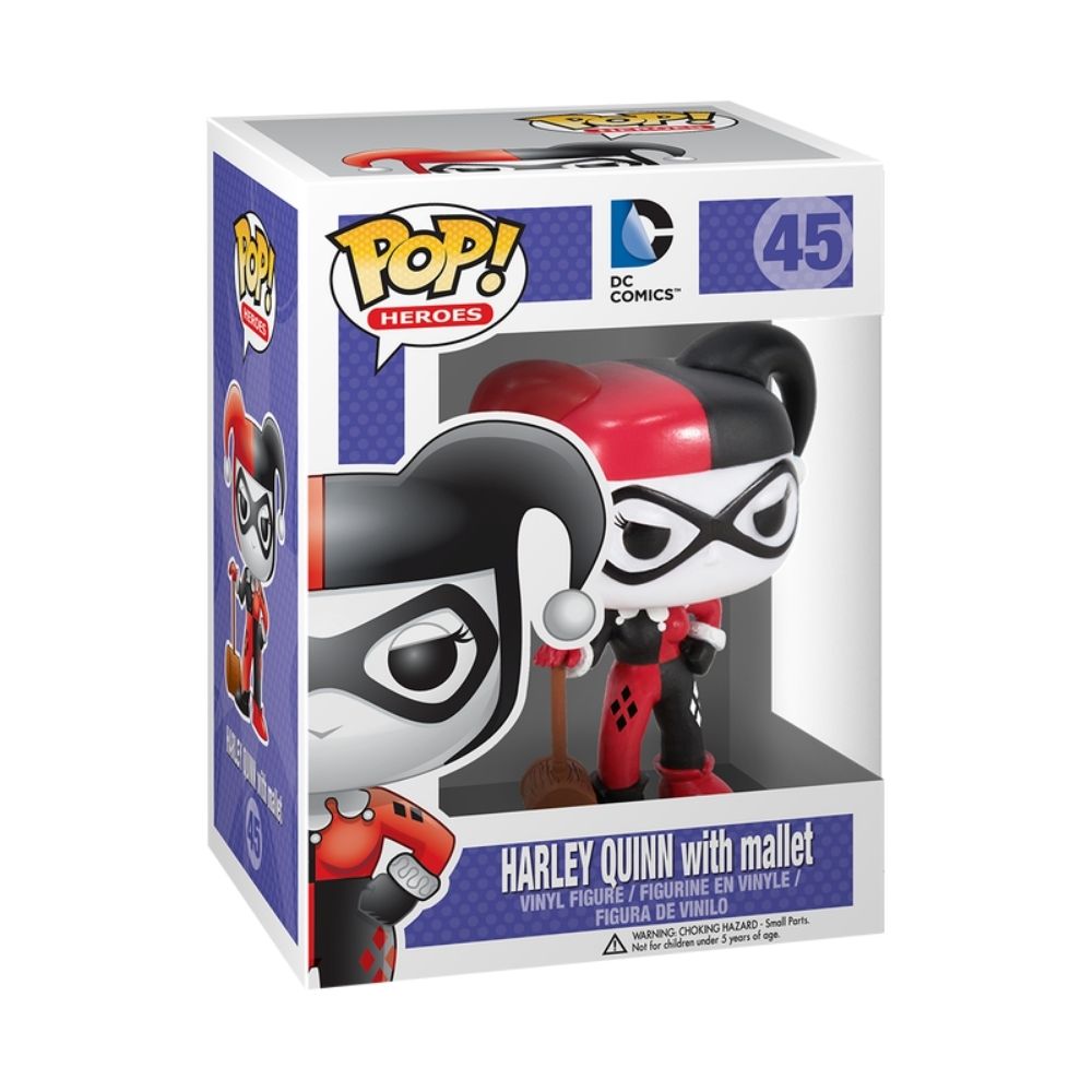 Boneco Funko Pop! DC Comics - Arlequina com Martelo - Imagem 2