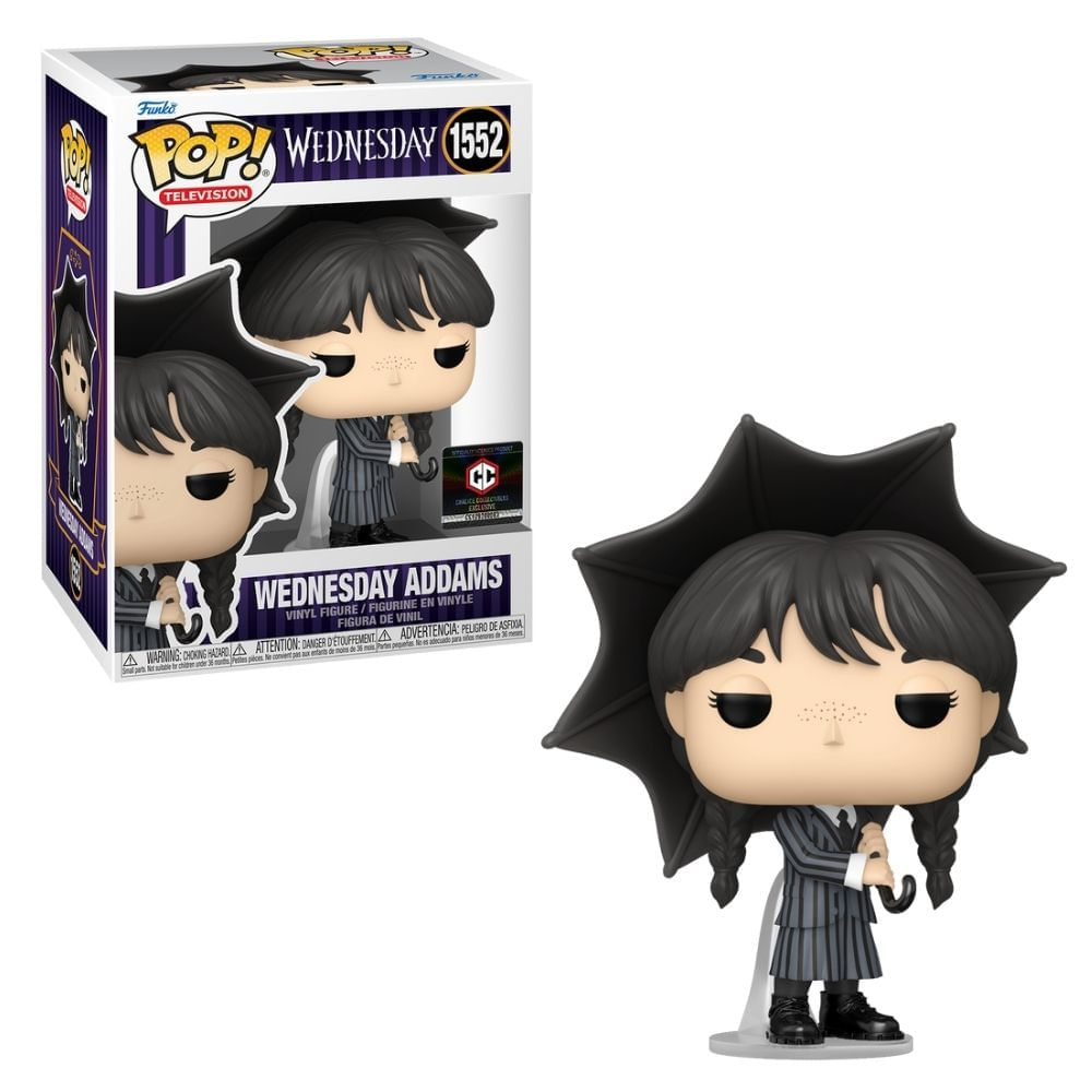 Boneco Funko Pop! Netflix Wandinha - Wandinha com Guarda-Chuva