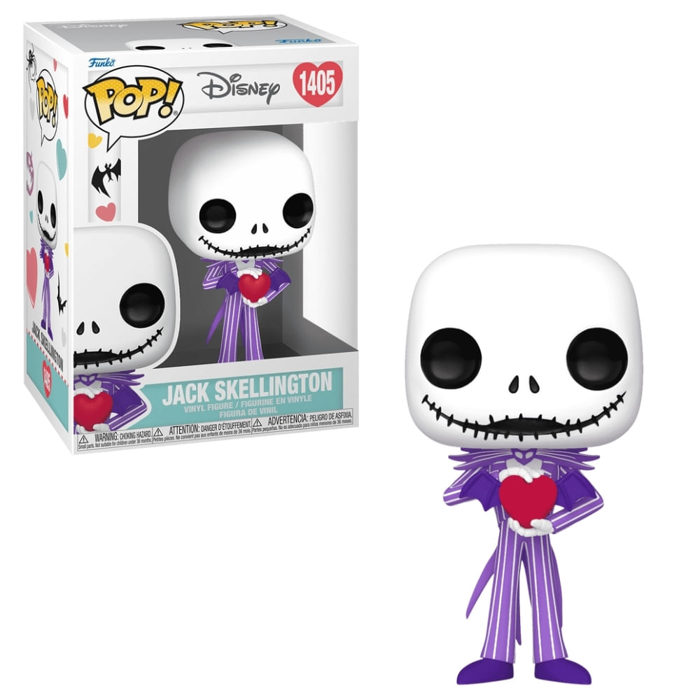 Boneco Funko Pop! Disney O Estranho Mundo De Jack - Jack Com Coração