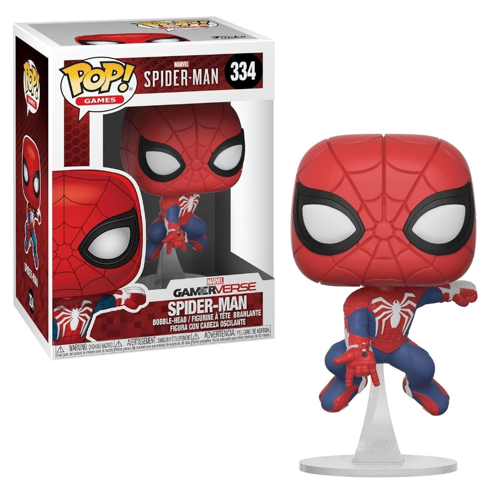 Boneco Funko Pop! Marvel Games Homem-Aranha - Homem-Aranha