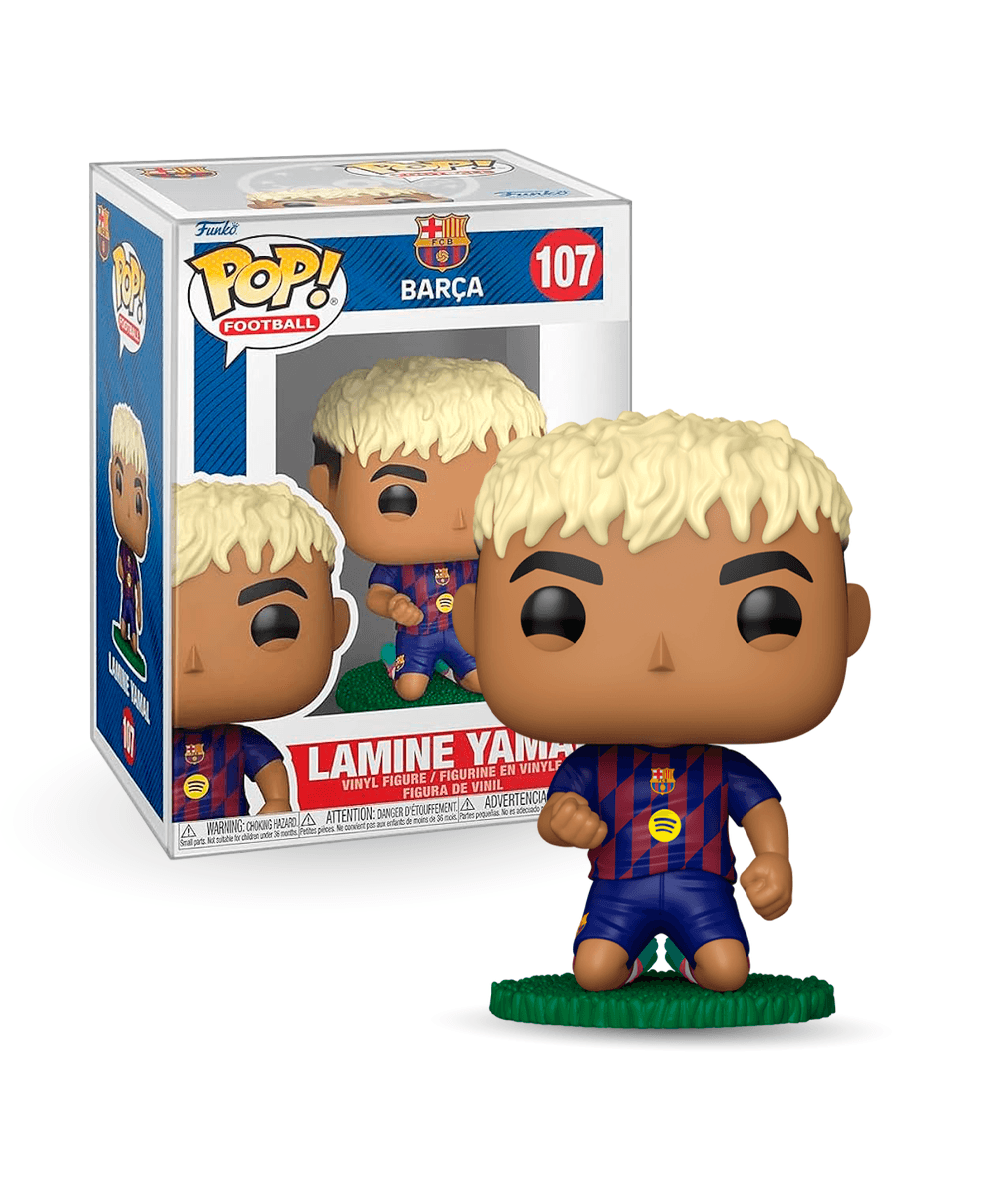 Boneco Funko Pop! Barcelona - Lamine Yamal De Joelhos