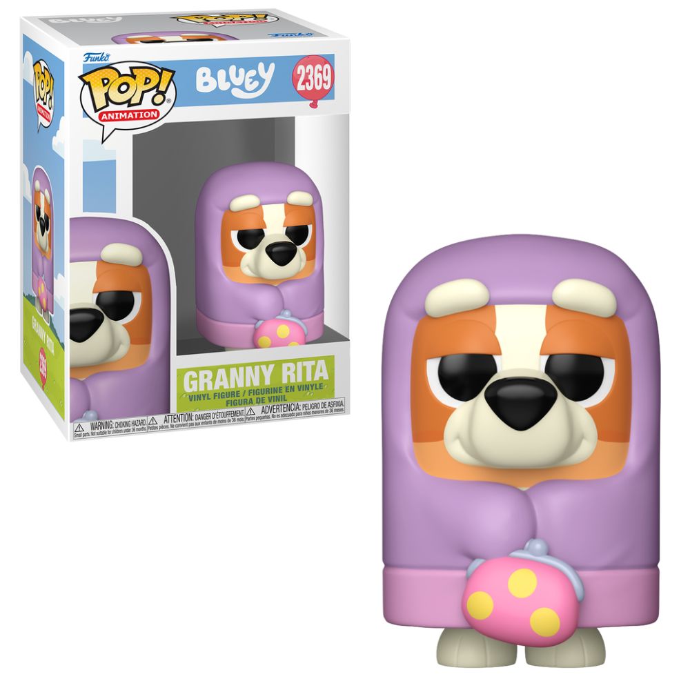 Boneco Funko Pop! Bluey - Vovo Rita (Bingo)