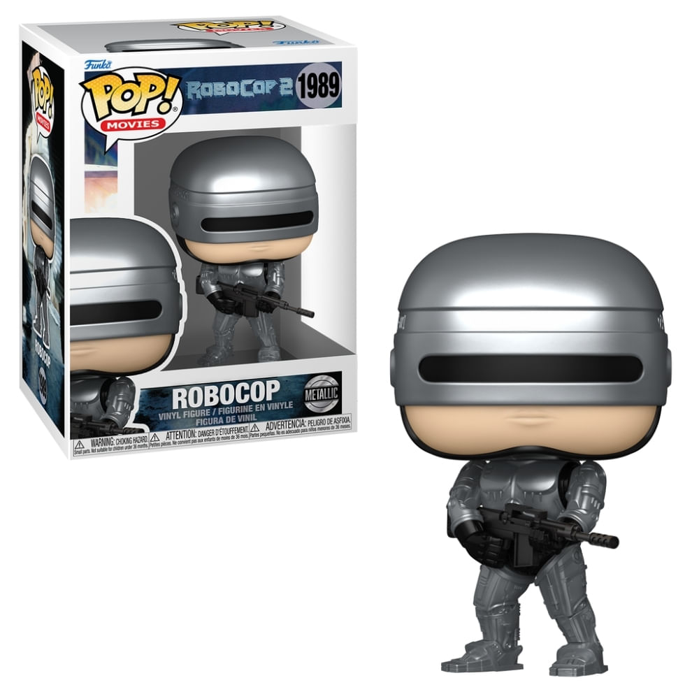Boneco Funko Pop! Robocop 2 - Robocop com Chase