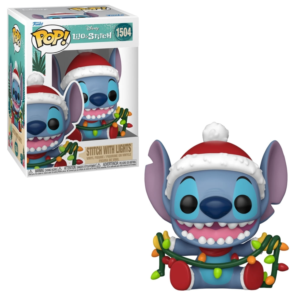 Boneco Funko Pop! Disney Stitch - Stitch com Pisca-pisca